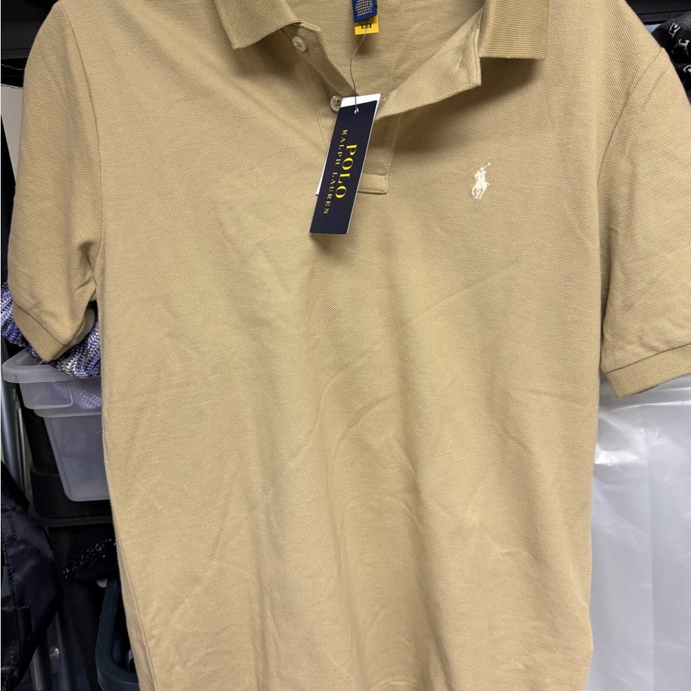 Ralph Lauren Kids Tan Polo Shirt